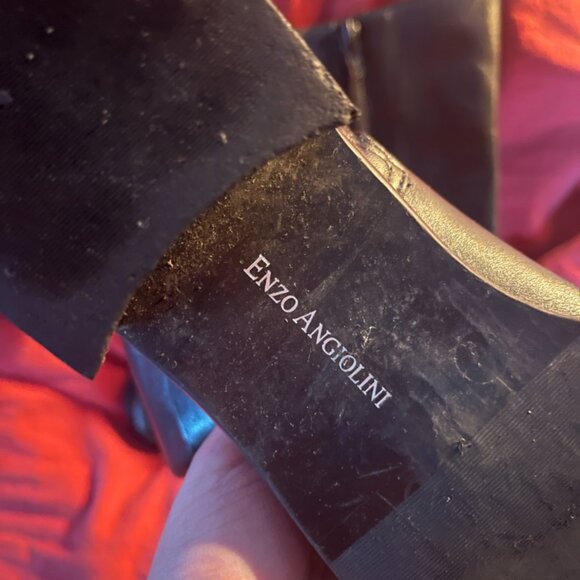 Enzo Angiolini Leather Riding Boots Size 9 - Picture 2 of 3